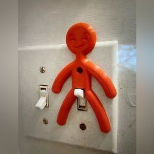 Turn him on and off light switch
